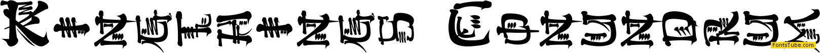 Kingthings Conundrum Font
