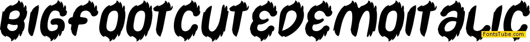 Bigfoot Cute Demo Font Family