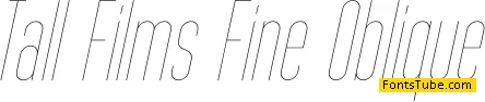 Tall Films Font Family