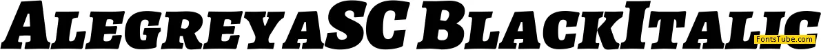 Alegreya SC Font Family