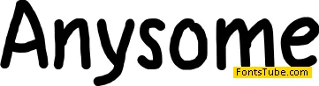 Anysome Font Family