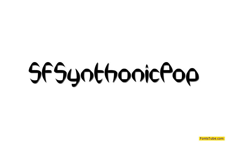 SF Synthonic Pop Font Family