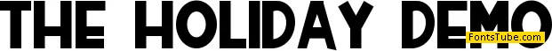 THE HOLIDAY Font