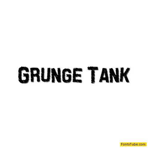 Grunge Tank Font