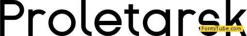 Proletarsk Font