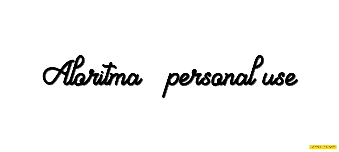 Aloritma Font
