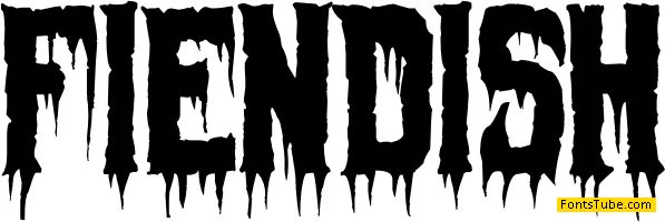 Fiendish Font