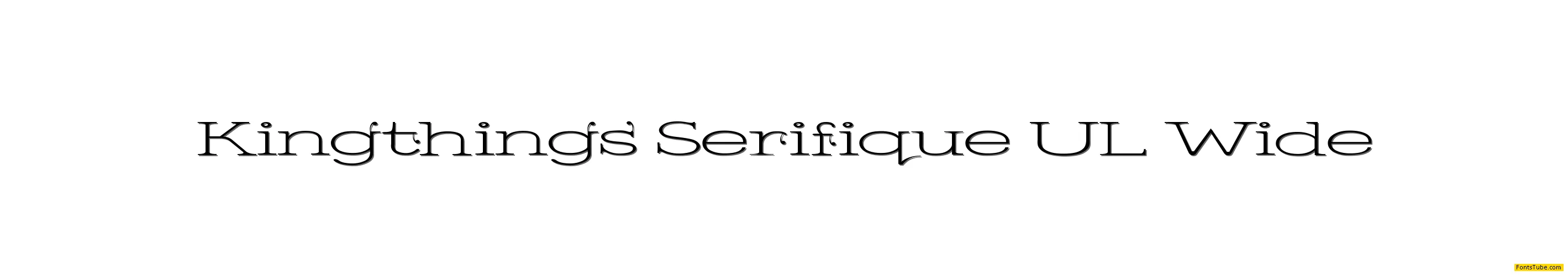 Kingthings Serifique Font Family