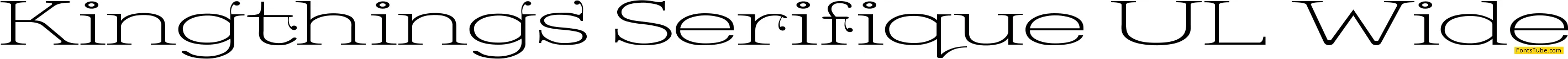 Kingthings Serifique Font Family