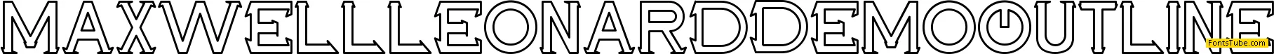 Maxwell Leonard Demo Font Family