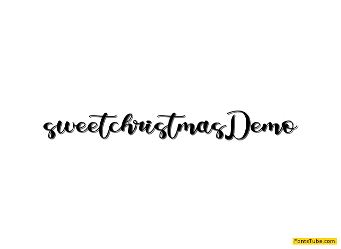 sweet christmas - Personal Use Font