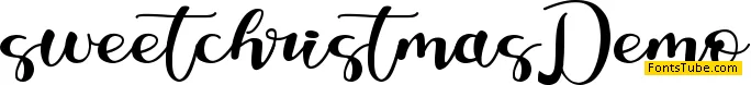 sweet christmas - Personal Use Font