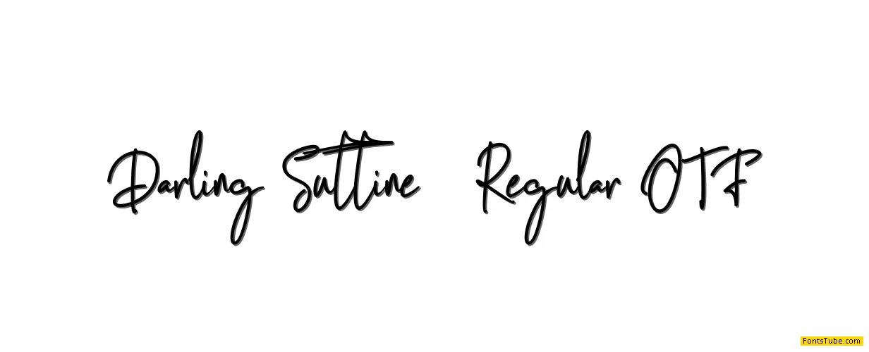 Darling Suttine Font
