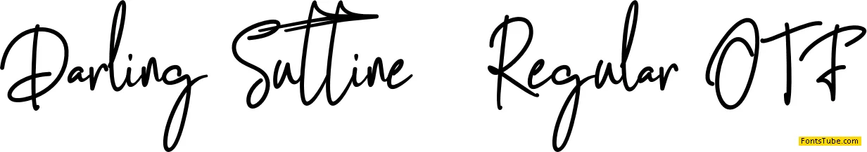 Darling Suttine Font