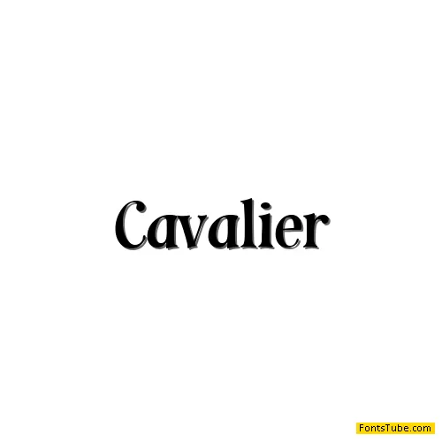Cavalier Font