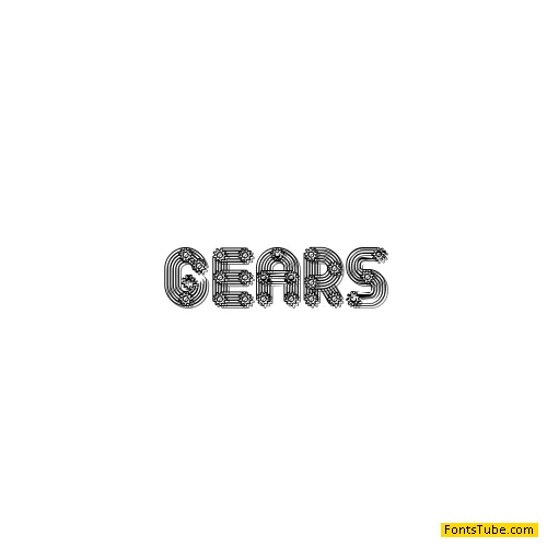 Gears Font