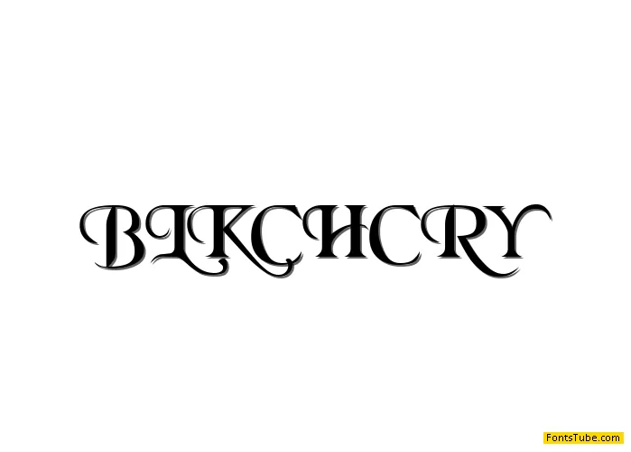 BlackChancery Font