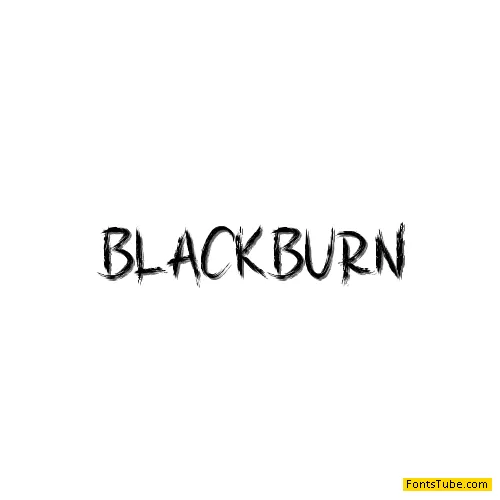 BLACKBURN Font