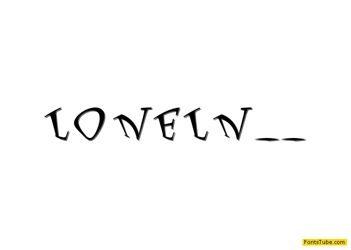 Lonesome Liar Font