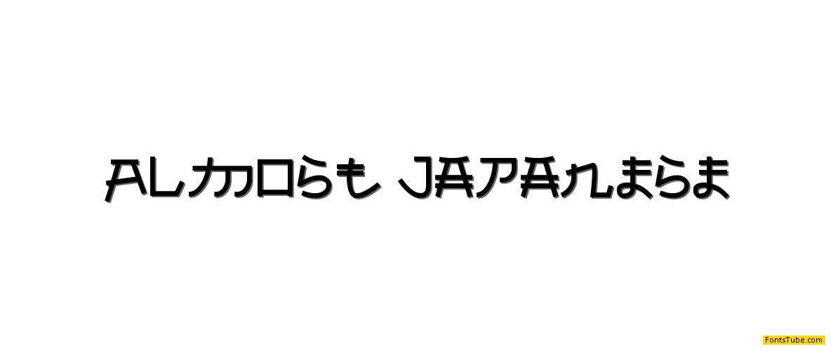 Almost Japanese Font