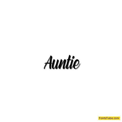 Auntie Font