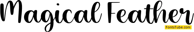 Magical Feather Font