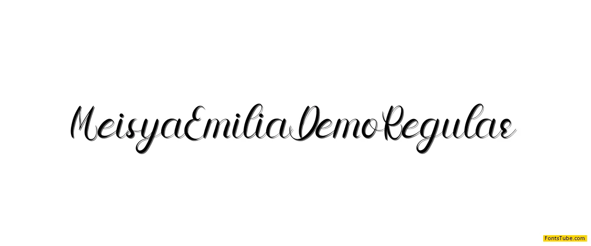 Meisya Emilia Demo Font