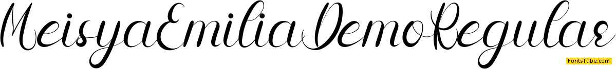 Meisya Emilia Demo Font