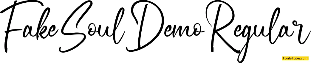 Fake Soul Demo Font