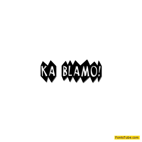 KA-BLAMO! Font