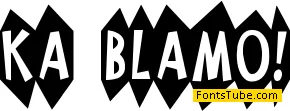 KA-BLAMO! Font