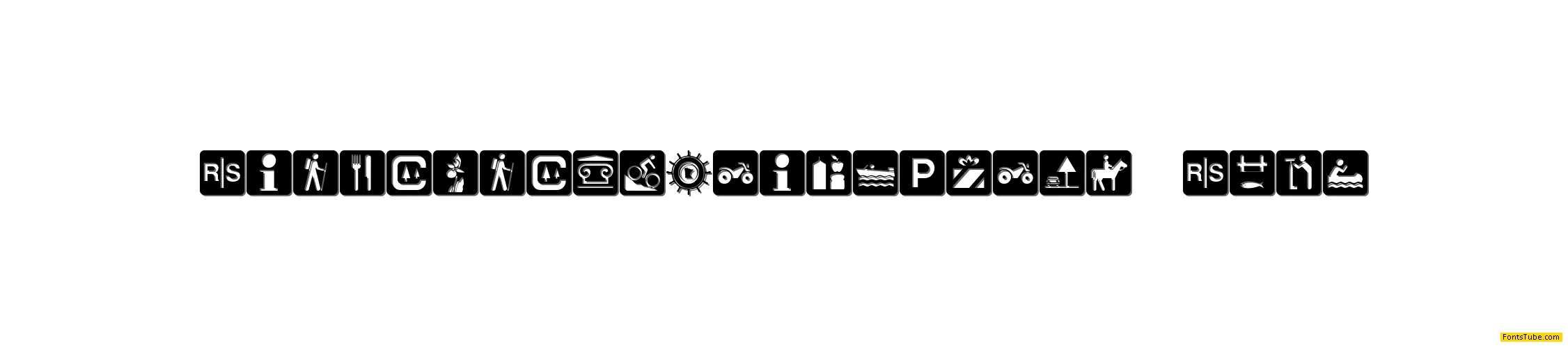 DNR Recreation Symbols