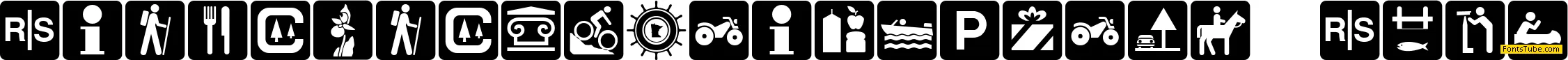 DNR Recreation Symbols