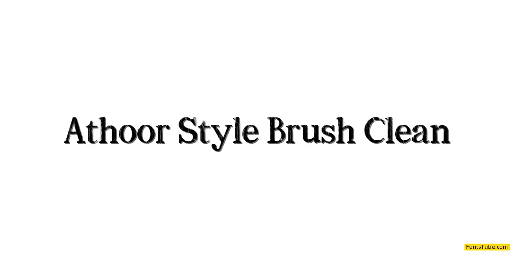 Athoor Style Brush Clean