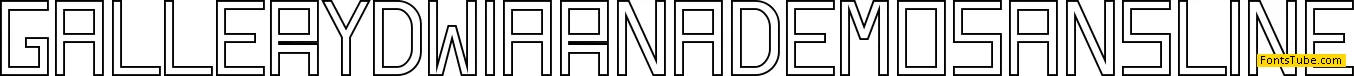 Gallery Dwiarna Demo Font Family