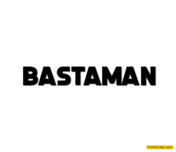 BastamanBold Font