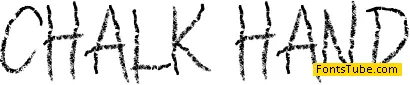 CHALK HAND Font