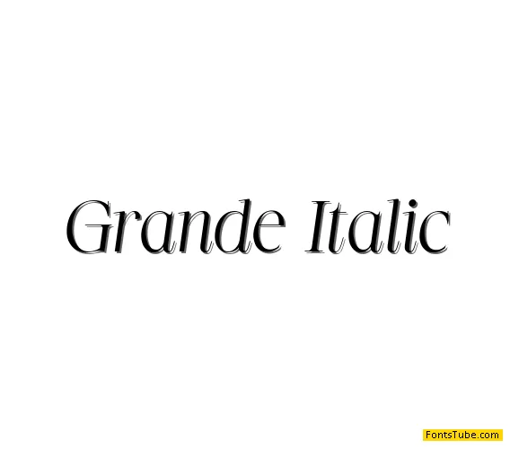 Grande Italic