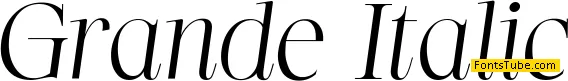 Grande Italic