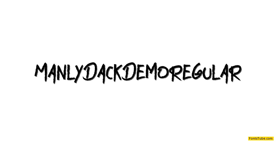 Manly Dack Demo Font