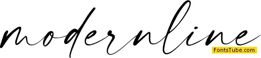 modernline - Personal Use Font