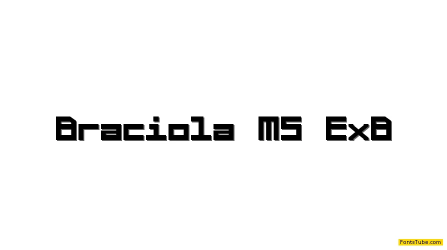 Braciola MS Font Family