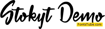 Stokyt Demo Font