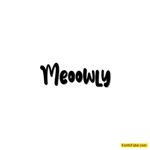 Meoowly Font