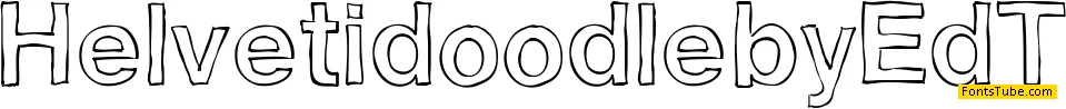 Helvetidoodle by Ed T Font