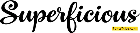Superficious Font