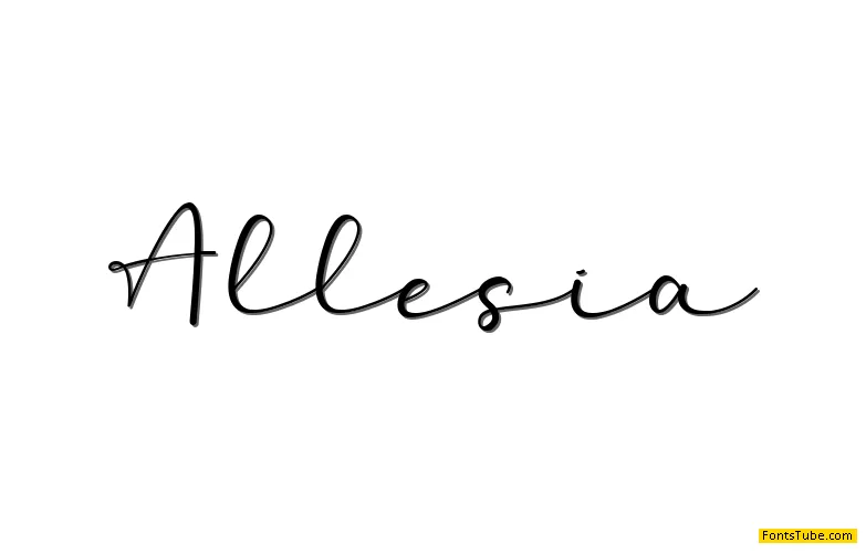 Allesia Font