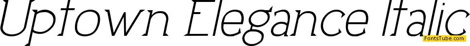 Uptown Elegance Font Family