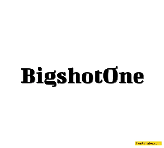 Bigshot One Font