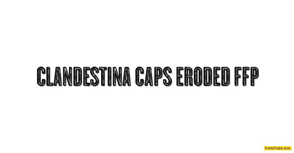 CLANDESTINA Font